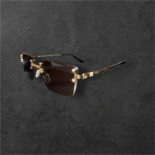 Occhiali Cartier Nero/Oro + Scatola