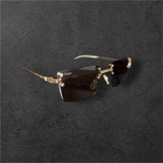 Occhiali Cartier Nero/Oro + Scatola