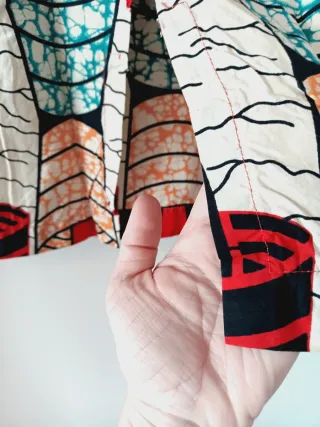 Abito in tessuto Wax