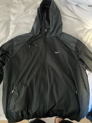 Cortavientos Nike Reversible Negro/Gris