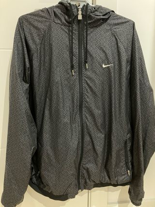 Cortavientos Nike Reversible Negro/Gris