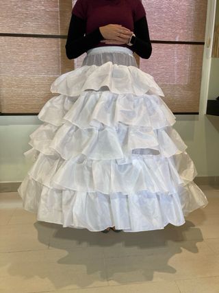 Cancán Fallera Blanco