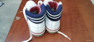 Converse Basket Scarpe Tg 39 Bianche Blu