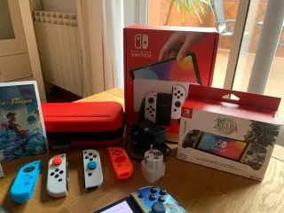 Nintendo Switch OLED Blanca perfecto estado