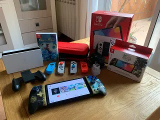 Nintendo Switch OLED Blanca perfecto estado