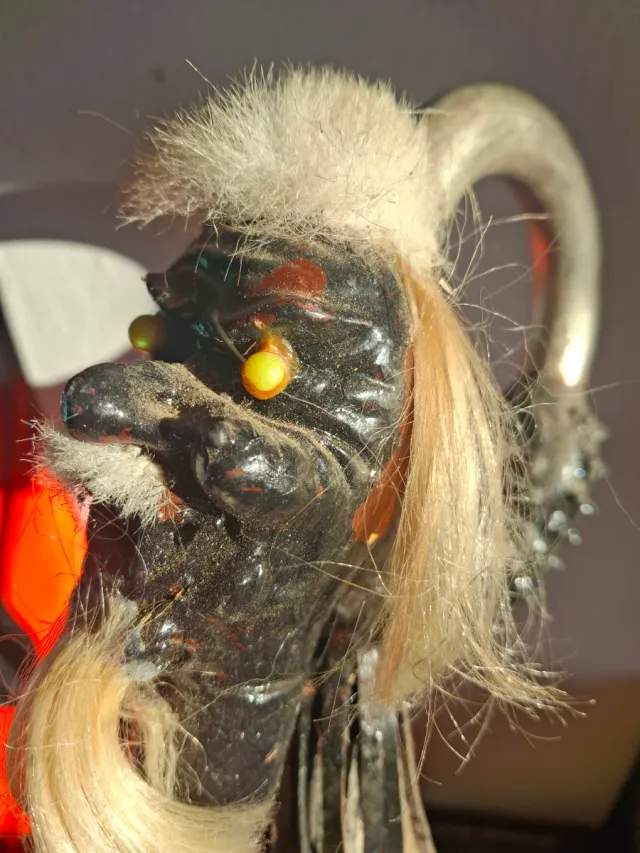 Bastón sciamanico, mantiene la polvere