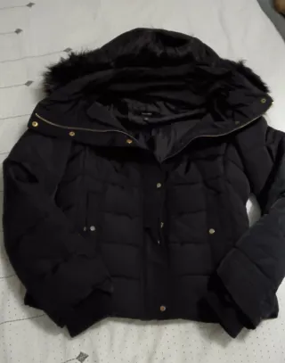 Cazadora negra talla S