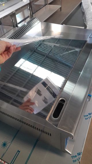 Plancha a Gas Cromo Duro 80cm