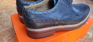 Zapatos Oxford Brogue Cuero Cotswold Hombre
