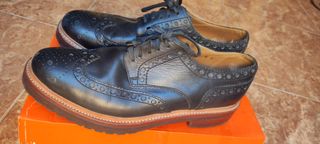 Zapatos Oxford Brogue Cuero Cotswold Hombre