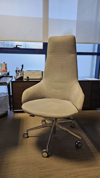 Mesa de despacho, sillon, sillas confidente