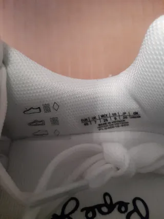 Deportivas Pepe Jeans Blancas y Doradas Talla 40