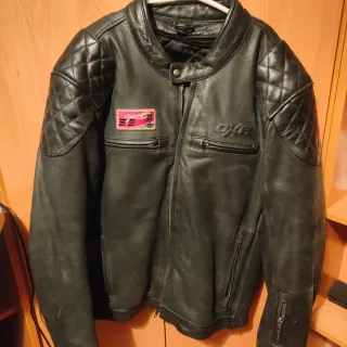 Chaqueta Cuero Moto Talla L/52