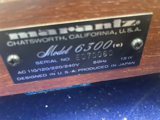 Tocadiscos Marantz 6300