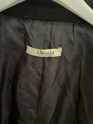 Cappotto No-Na' Made in Italy donna nero
