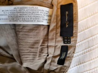 Pantalón camel Massimo Dutti