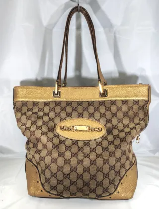 Borsa Gucci Vintage Tela GG Oro