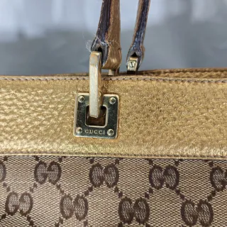 Borsa Gucci Vintage Tela GG Oro