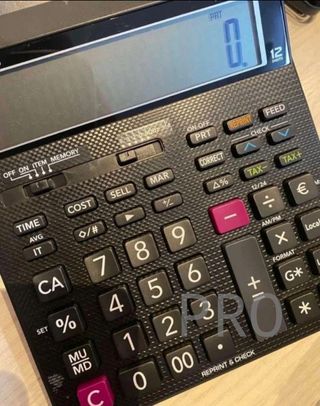 Calculadora impresora