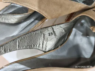 Sandalias tacón Zendra basic, talla 39