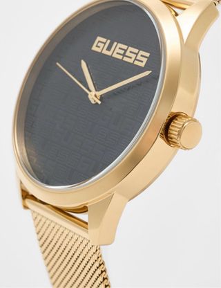 Reloj Guess Dorado Hombre Negro