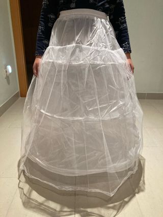 Cancán Fallera 7-8 años Blanco