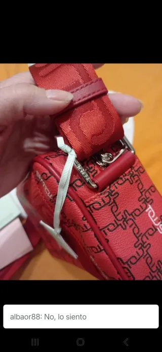 Bolso bandolera Tous mujer rojo