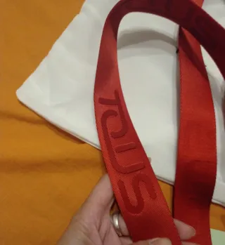 Bolso bandolera Tous mujer rojo