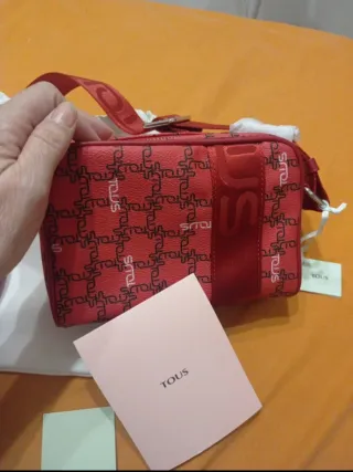 Bolso bandolera Tous mujer rojo