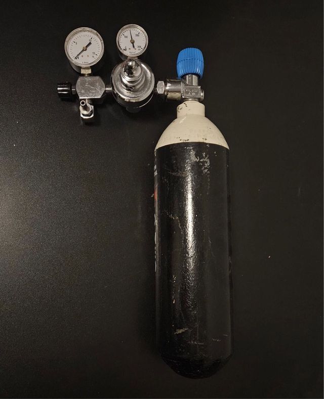 Tubo di Ossigeno Medicinale con Manometri