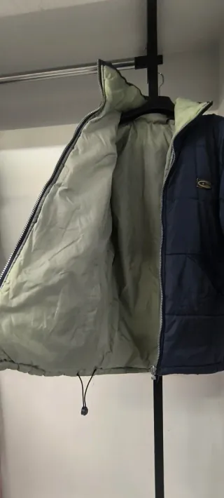 Cazadora acolchada reversible hombre