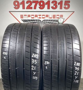 285 35 21 Y DUNLOP RUEDA AL 90% VIDA UTIL