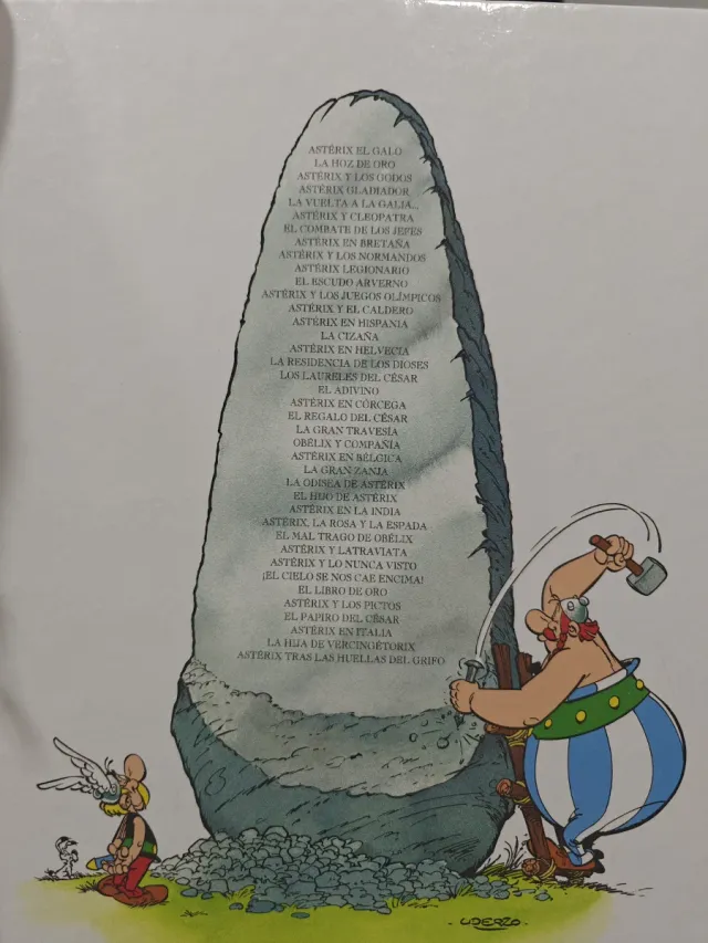 Astérix tras las huellas del grifo