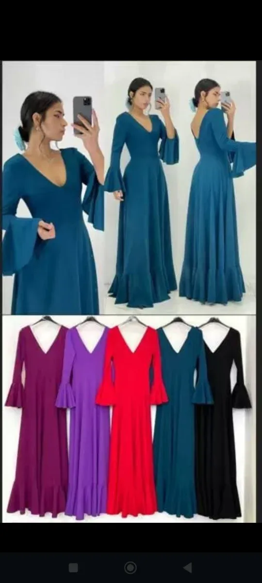 Batas flamencas preciosas varios colores