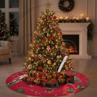 Tappeto Natale Rosso e Verde