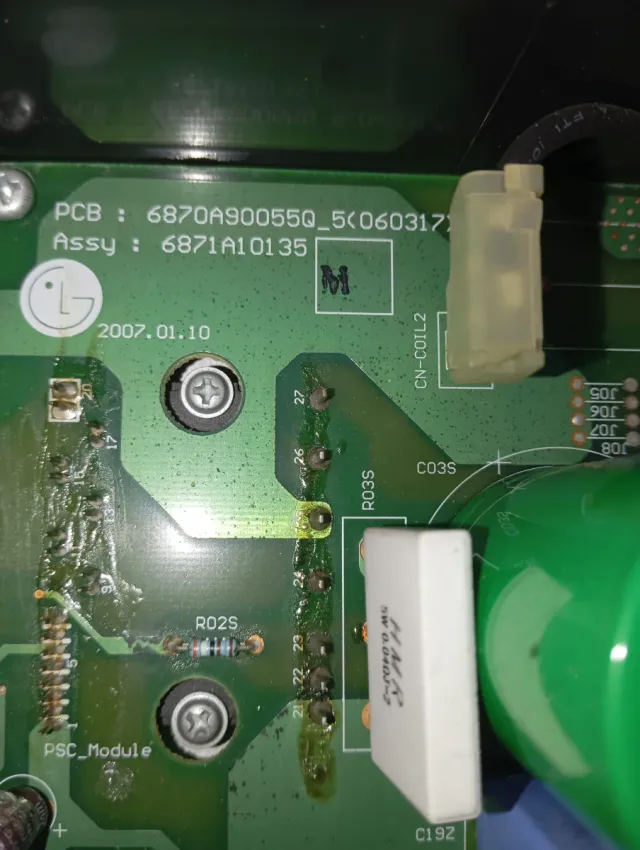 Placa de aire acondicionado LG