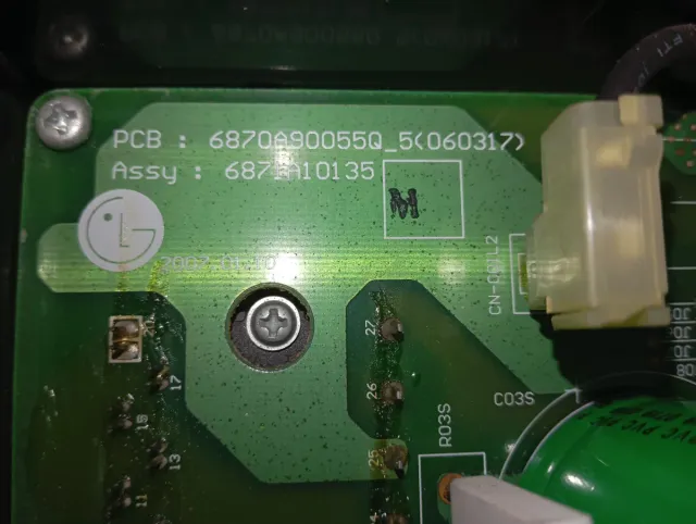 Placa de aire acondicionado LG