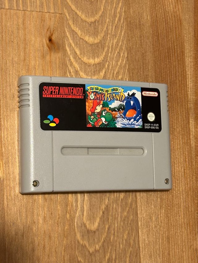 Cartucho Super Mario World 2 Yoshi's Island SNES