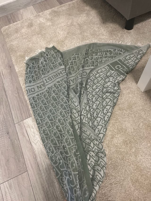 Sciarpa Christian Dior verde