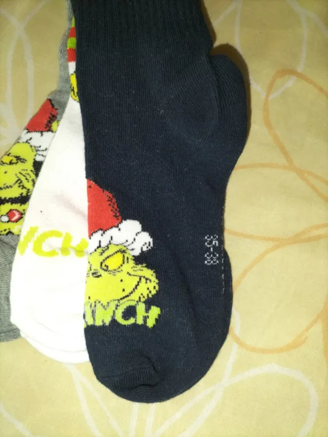 Pack 3 calcetines The Grinch talla 35-38