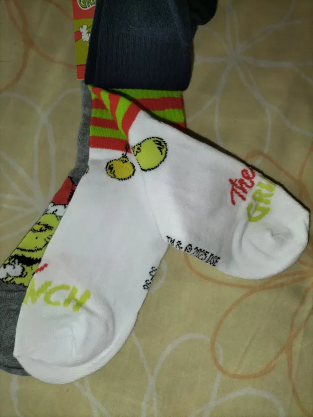 Pack 3 calcetines The Grinch talla 35-38