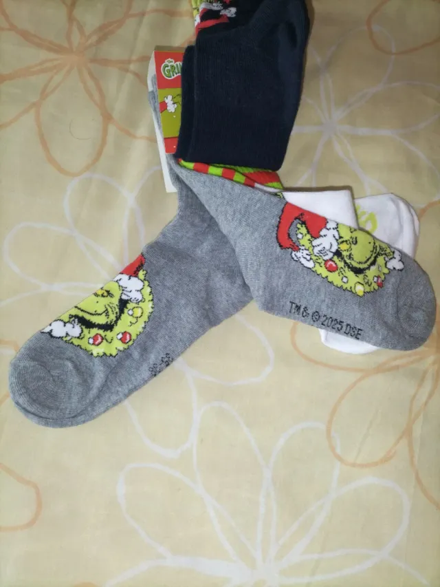 Pack 3 calcetines The Grinch talla 35-38