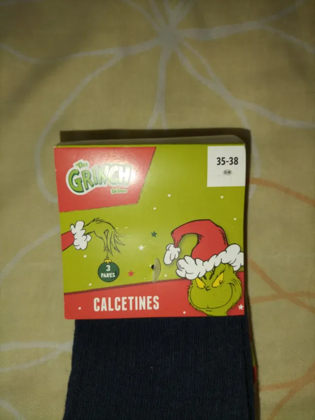 Pack 3 calcetines The Grinch talla 35-38