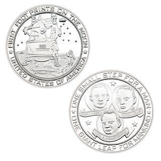 COLECCIÓN DE 2 MONEDAS APOLO 11