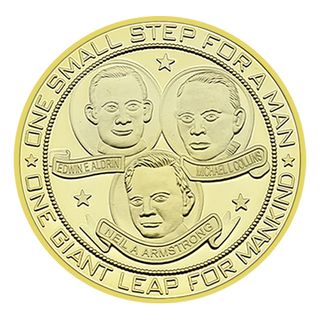 COLECCIÓN DE 2 MONEDAS APOLO 11