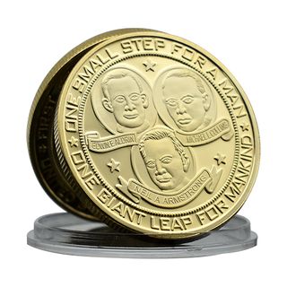 COLECCIÓN DE 2 MONEDAS APOLO 11