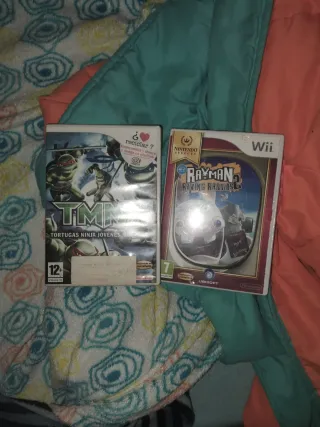 Juegos Wii: Rayman Raving Rabbids 2 y TMNT