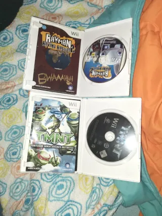Juegos Wii: Rayman Raving Rabbids 2 y TMNT