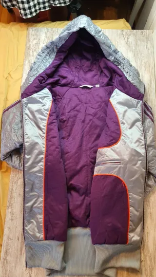 Chaqueta Vintage Morado y Plateado