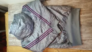 Chaqueta Vintage Morado y Plateado